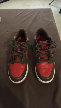 Nike Dunk Low Red and Black Sneakers