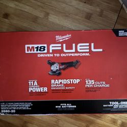 M18 FUEL 18V Lithium-Ion Brushless Cordless 4-1/2 in./5 in. Grinder w/Paddle Switch (Tool-Only)