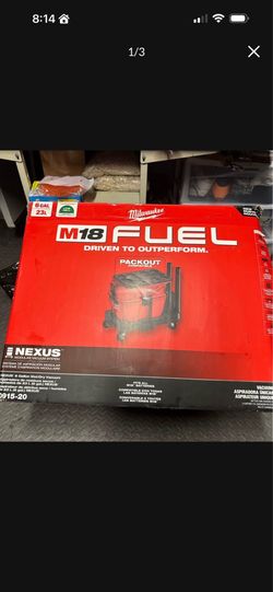 Milwaukee m18 fuel 6 gal wet dry vacuum new