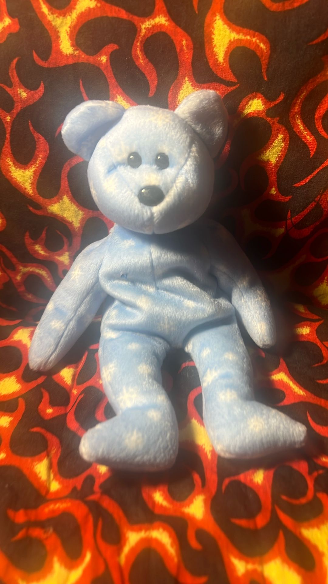 Ty Beanie Babies 1999 Holiday Teddy Bear Plush Toy - Blue