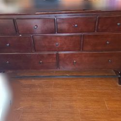 Dresser With Mirror,  1 Night Stand