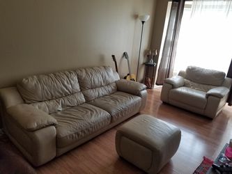 Real leather Couch