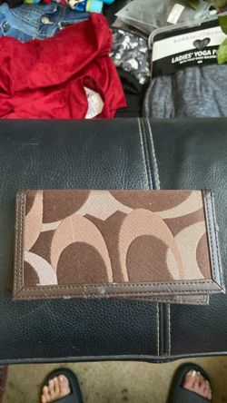 Coach Checkbook Holder