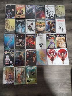 Dynamite Thundercats Comic Lot of 27 NM Ratio Variants Foils Virgin Covers