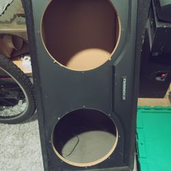Dual 12-in MTX Thunder Subwoofer Enclosure. This Is For Massive Speakers With A Massive Port
