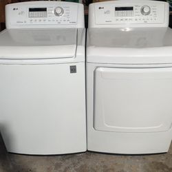 LG Washer And Electric Dryer Set (Free Delivery Installation Warranty)