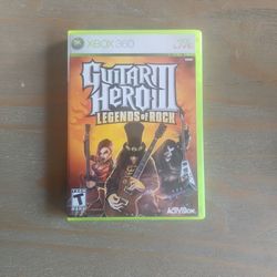Xbox 360 Guitar Hero 3