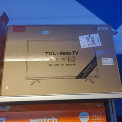 New 32" TCL Roku Smart Tv 