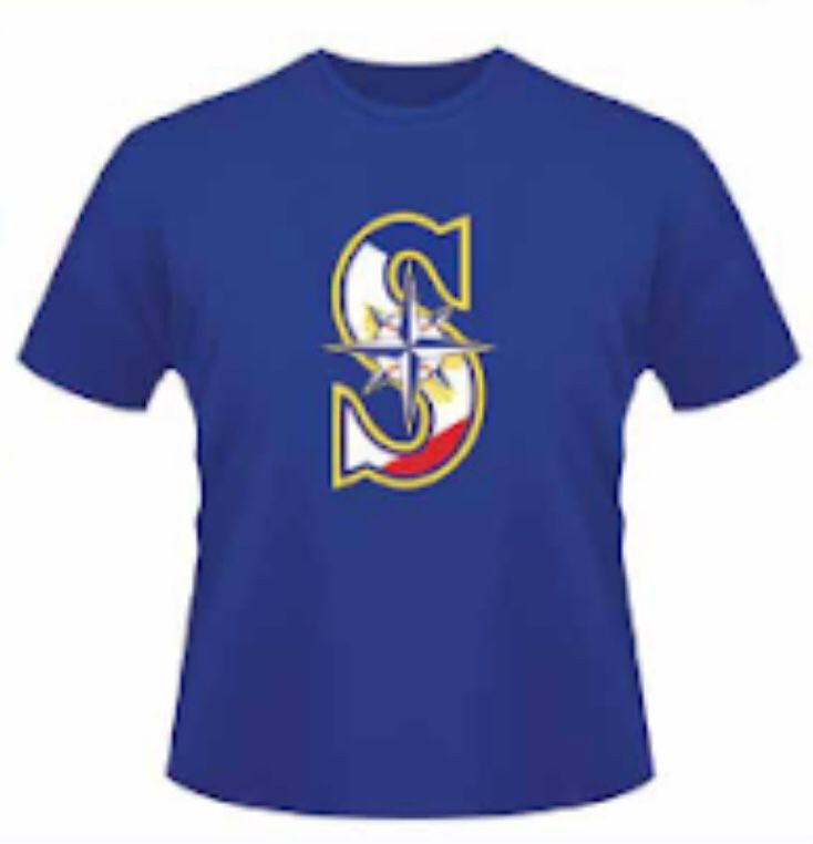 Seattle Mariners Filipino heritage night t-shirt Large