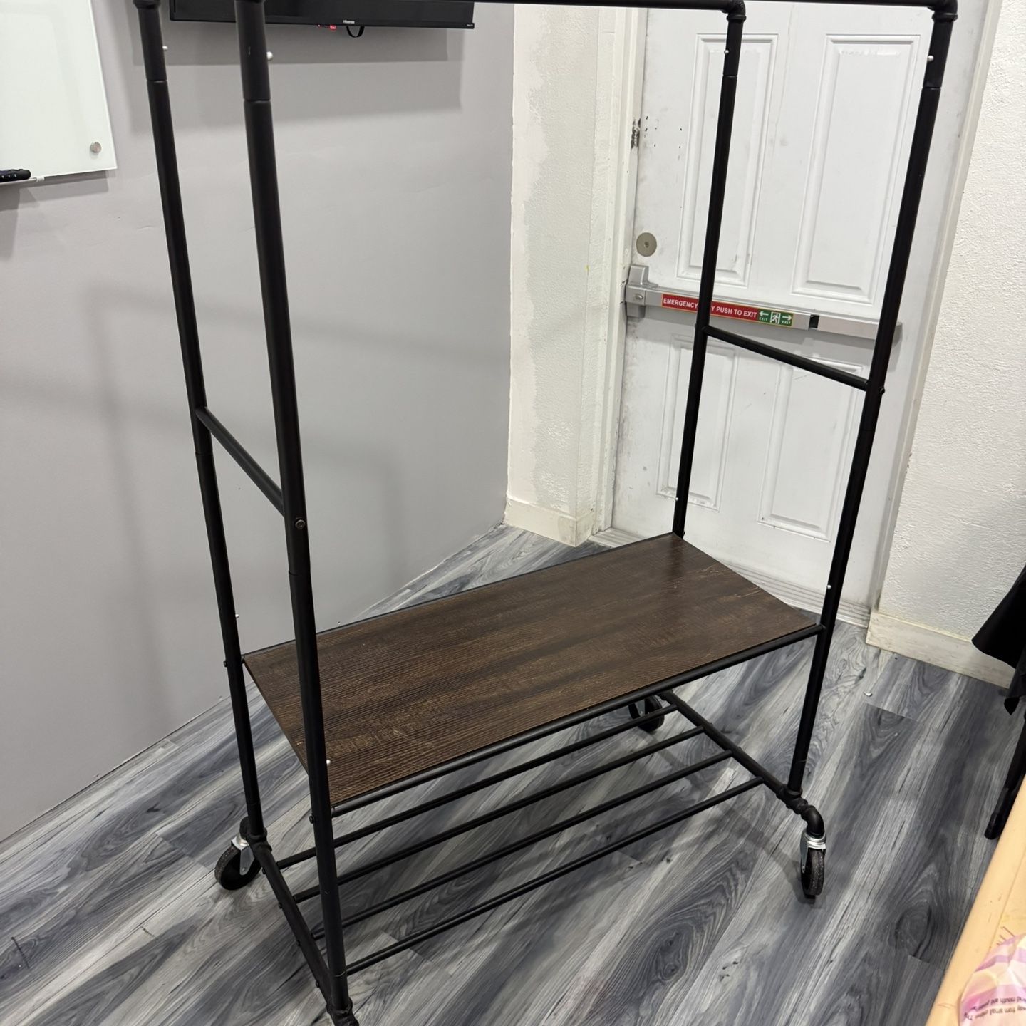 Clothes Rack with Shelves, 39 Inch Garment Rack, 400lb Load Capacity ...