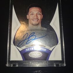 Jalen Brunson Certified Rookie Auto 