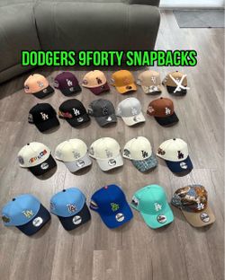 MLB new era Los Angeles dodgers multiple color ways to choose from patch non patch 9forty a frame SnapBack hats