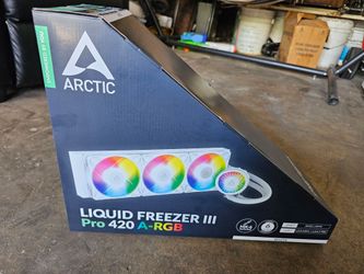 Artic liquid freezer III Pro 420 a-rgb  AIO WATER COOLER