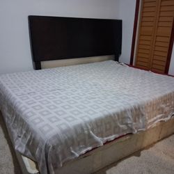 Queen Size Bed Frame & Matres $100