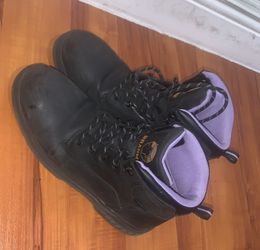 Steel Toe Boots size 8