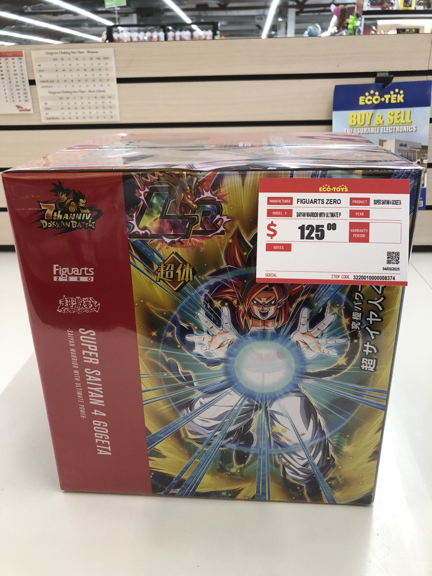 Figures Zero Super Saipan 4 Gogeta