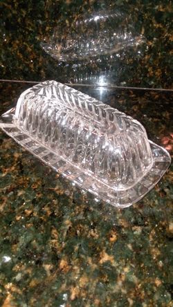 Mikasa Park Lane Vintage Butter Dish with Lid