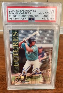 Miguel Cabrera - 2000 Royal Rookies Futures Autograph