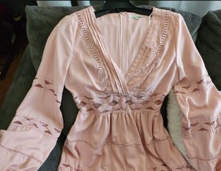 Women Pink Dress Size L