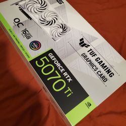 Asus Tuf Gaming Rtx 5070ti OC White BNIB Full Asus Warranty