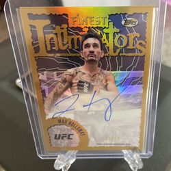 UFC MAX HOLLOWAY ON CARD AUTOGRAPH ONLY 50 Made!