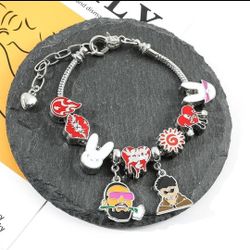 Rapper Bad Bunny Hot Charms Bracelet 
