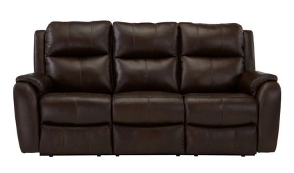 Beautiful leather reclining couch