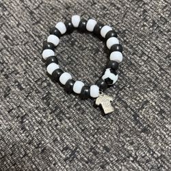 Child Soccer Bracelet Number 9 On Back Of Charm. 