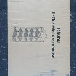 5 Tier Mini Greenhouse W/ Pots And Seeds