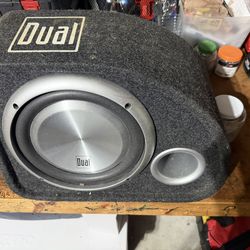 10” Dual Subwoofer w/ Dual Amp – Works Perfectly