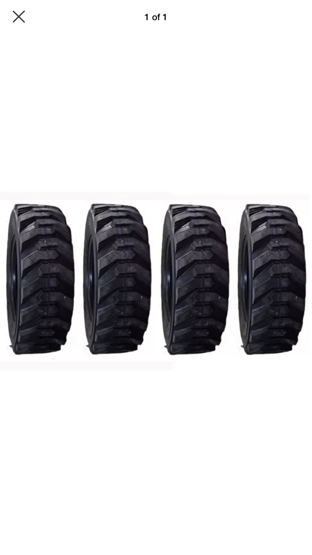 4x Skid steer tire 12x 16.5 14ply $520 no lowball