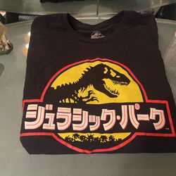 Jurassic Park Kanji Japanese Style T-Shirt