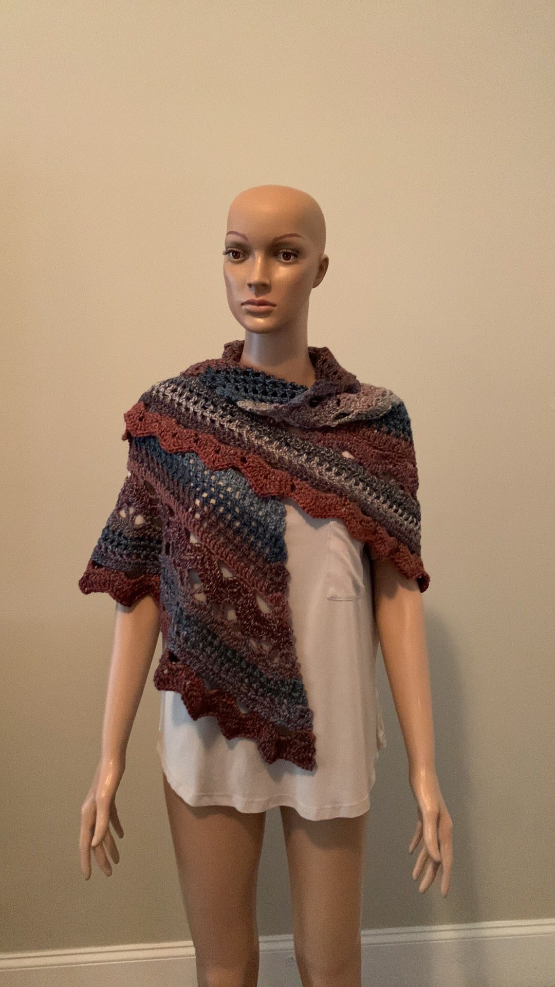Beautiful Crocheted Shawl