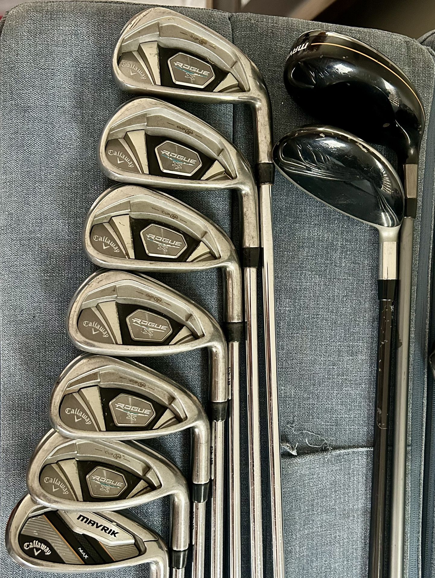 Callaway Rogue X Iron Set + 4&5 Hybrids
