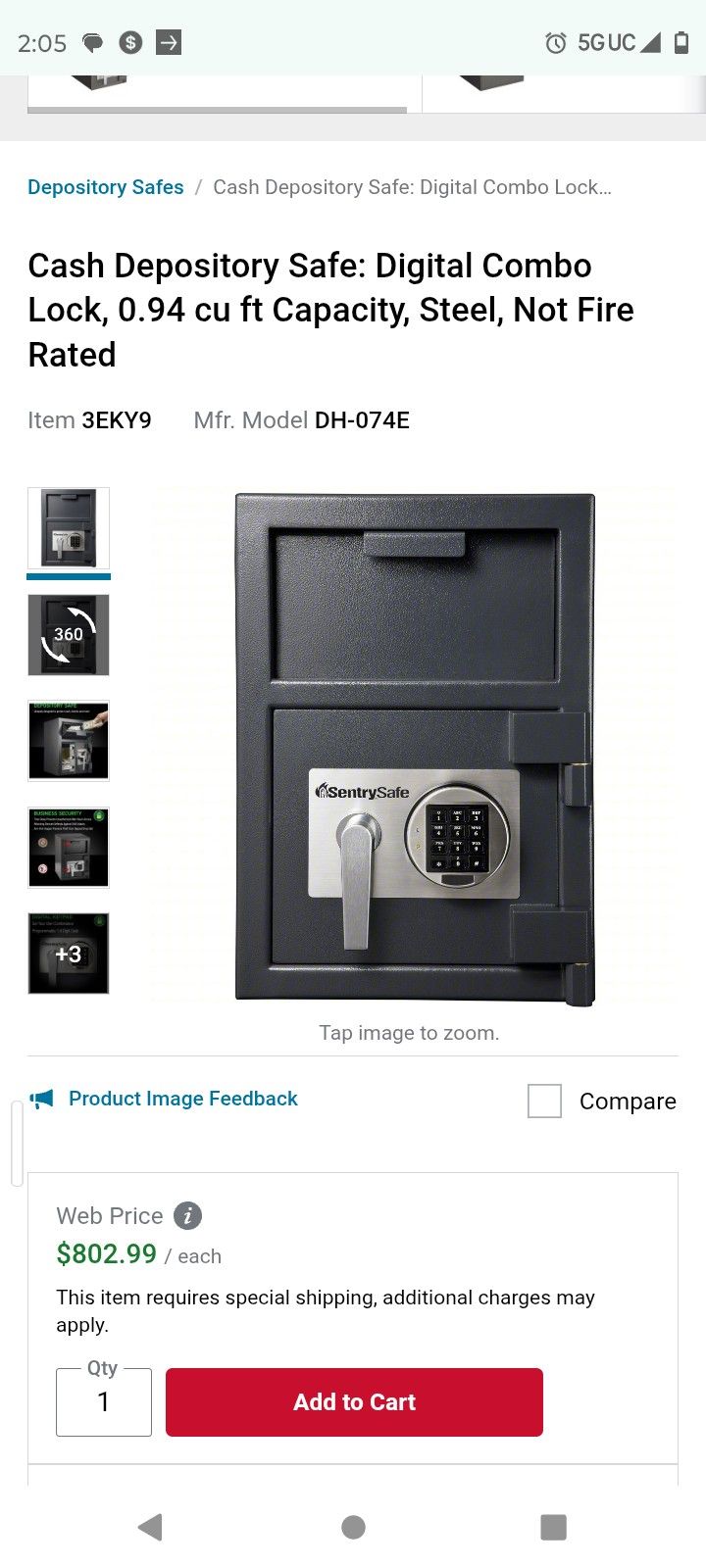 Drop Safe Brand New Never Taken Out Of Box