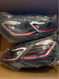 PAIR FRONT LED HEADLIGHT FOR 2013-18 VOLKSWAGEN VW GOLF 7