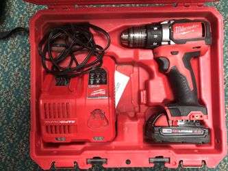Drill, Tools-power Milwaukee drill One Battery and Charger .. Negotiable
