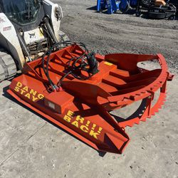 72 Inch Heavy Duty, Brush, Cutter, Skid, Steer Mower Attachment 16-58 Gpm Three Blade