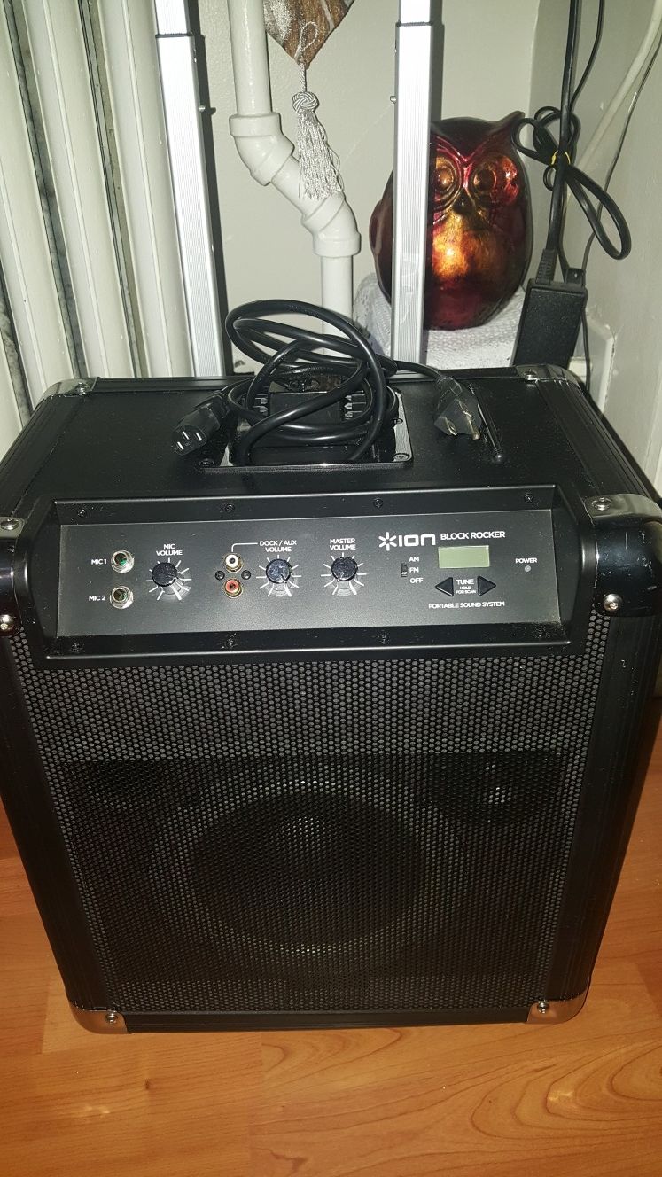Ion block rocker speaker