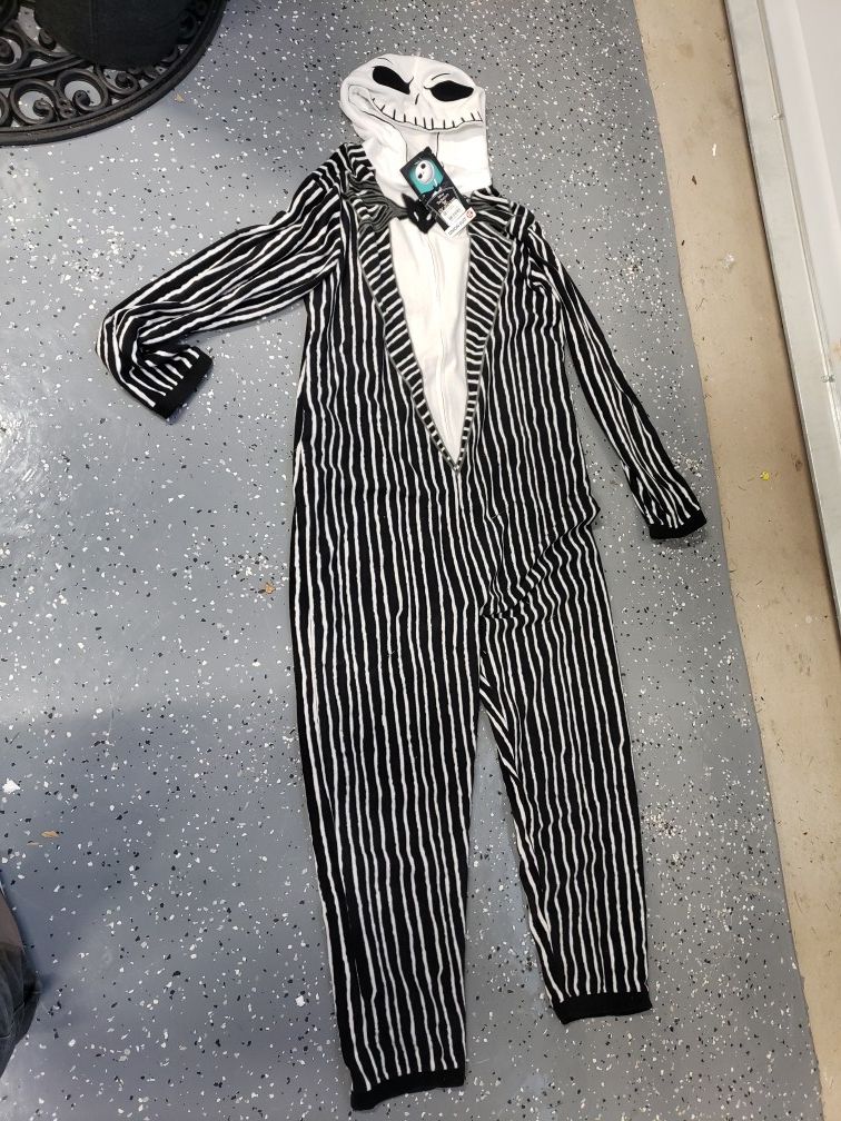 Jack Skellington Nightmare before Christmas onsie- XL