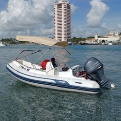 2015 AB Nautilus DXL13 60hp Yamaha RIB Yacht Tender