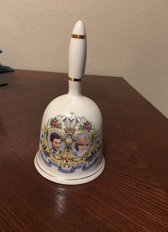 Princess Diana commemorative wedding bell