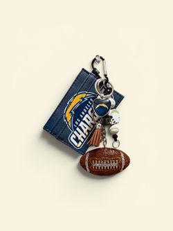 Game Day Card Holder Wallet with Football Charm