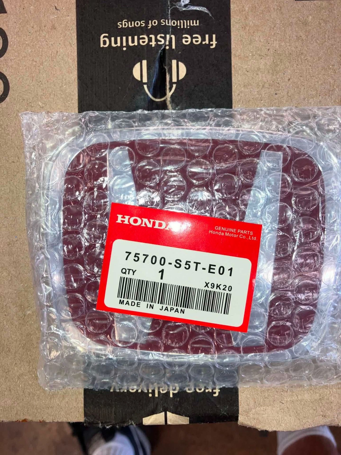 Honda emblem 123mm