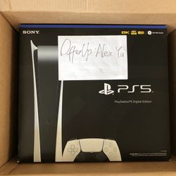 Sony PlayStation 5 Digital Edition PS5 Brand New Sealed On Hand