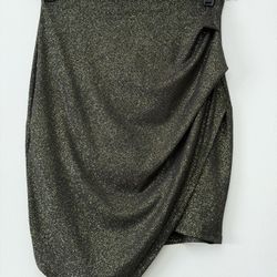 Gold Brown Glitter Chocolate Skirt