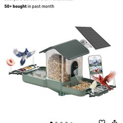 Brand New : Dual-Lens Bird Feeder with Camera