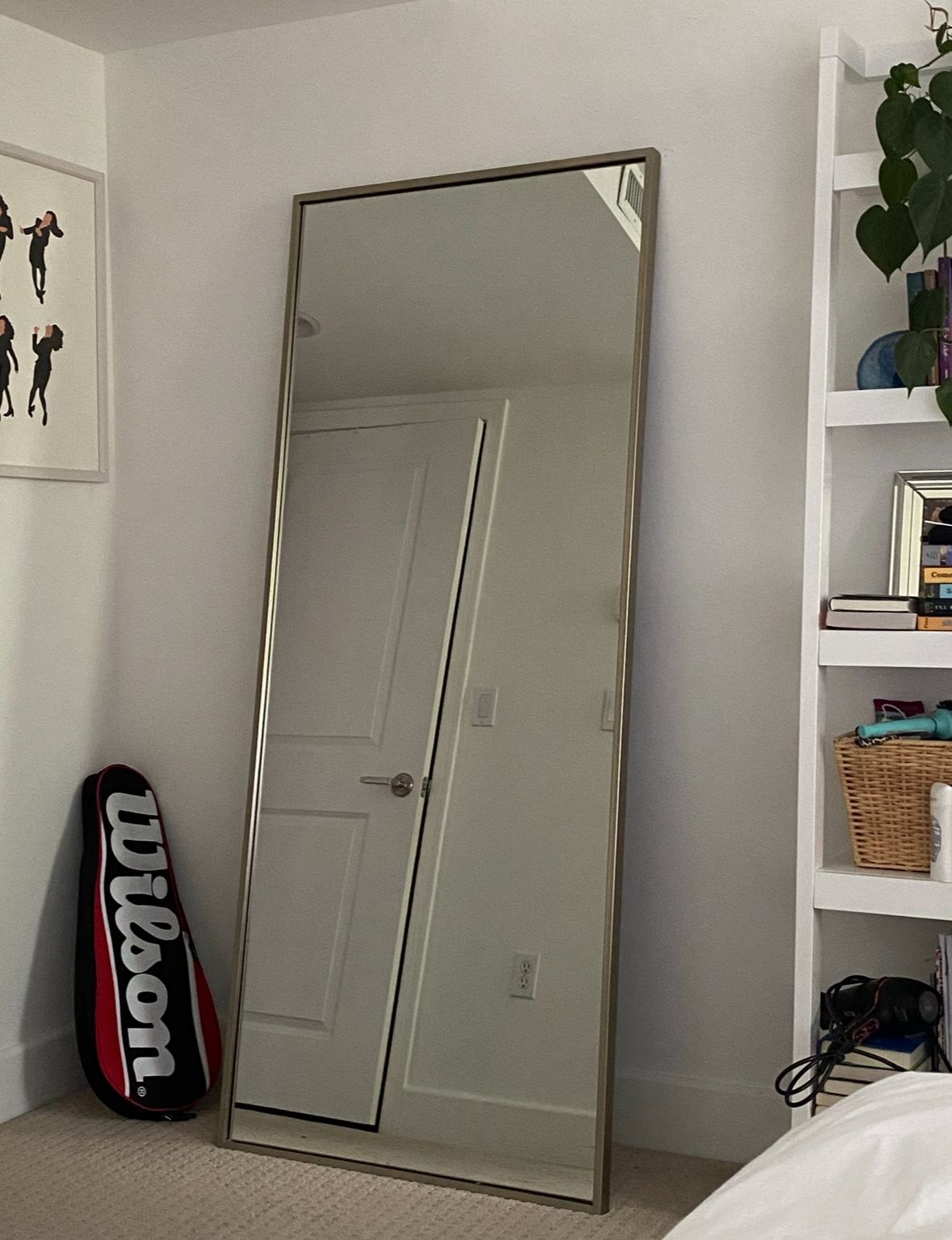 West Elm Metal Frame Floor Mirror