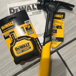 Hammer   And Tape    Dewalt   Brand  New    Firm  Price