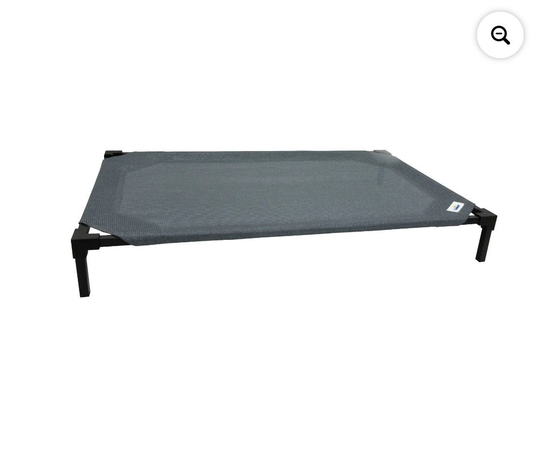 Dog Bed New Elevated Cool Portable Dark Gray